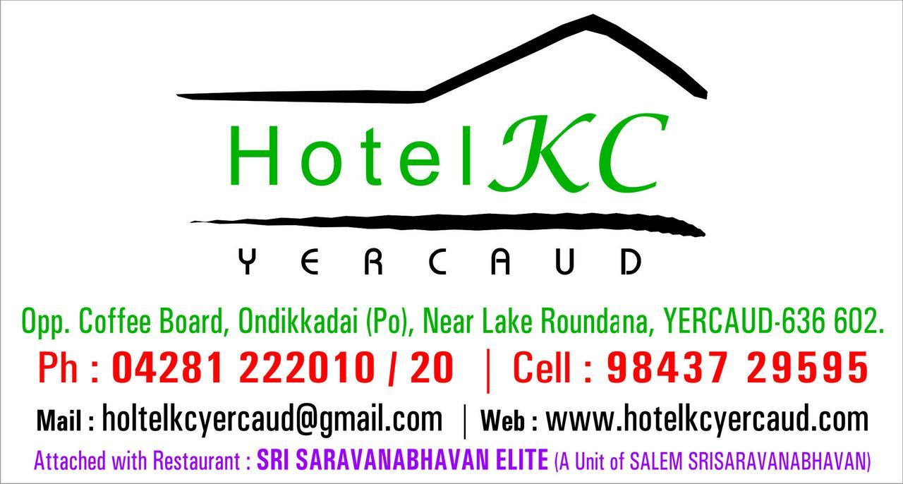 Hotel Kc Yercaud Dış mekan fotoğraf